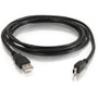 C2G USB Cable - Type A Male - Mini Type B Male USB - 2m - Black (27005)