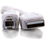 C2G USB 2.0 Cable - Type A Male USB - Type B Male USB - 5m - White (13401)