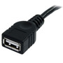 StarTechcom 3 ft Black USB 20 Extension Cable A to A - MF - Extends the length of your current USB device cable by 3 feet - 3 ft a USBEXTAA3BK