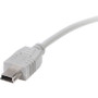 StarTech.com Mini USB Cable - Connect your (USB Mini) portable device to a host computer through a standard USB 2.0 type-A slot - 6ft (USB2HABM6)