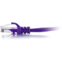 C2G Patch Cord - RJ-45 Male - RJ-45 Male - 2.13m - Purple (27802)