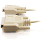 C2G Null Modem Cable - DB-25 Male - DB-9 Female - 183m - Beige 03019