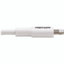 Tripp Lite USB-C to Lightning Cable (M/M), White, 3 ft. (0.9 m) - 3 ft Lightning/USB Data Transfer Cable for iPhone, iPad, iPod, Wall (M102-003-WH)