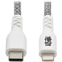 Tripp Lite Heavy-Duty USB-C to C94 Lightning Cable MM 10 ft - 10 ft LightningUSB-C Data Transfer Cable for Charger iPhone Car M102-010-HD