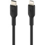 Belkin LightningUSB-C Data Transfer Cable - 33 ft LightningUSB-C Data Transfer Cable - Lightning Proprietary Connector - Type C USB CAA003BT1MBK