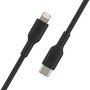 Belkin LightningUSB-C Data Transfer Cable - 33 ft LightningUSB-C Data Transfer Cable - Lightning Proprietary Connector - Type C USB CAA003BT1MBK
