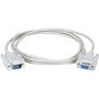 Black Box Serial Extension Cable - 10 ft Serial Data Transfer Cable - First End 1 x DB-9 Male Serial - Second End 1 x DB-9 Female - BC00230