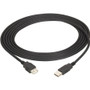 Black Box USB 2.0 Extension Cable - Type A Male to Type A Female, Black, 10-ft. (3.0-m) - 10 ft USB Data Transfer Cable - First End: 1 (Fleet Network)