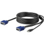 StarTech.com 10 ft. (3 m) USB KVM Cable for StarTech.com Rackmount Consoles - VGA and USB KVM Console Cable (RKCONSUV10) - 9.8 ft KVM (RKCONSUV10)