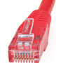 StarTech.com 6ft CAT6 Ethernet Cable - Red Molded Gigabit - 100W PoE UTP 650MHz - Category 6 Patch Cord UL Certified Wiring/TIA - 6ft (C6PATCH6RD)