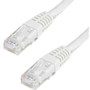 StarTech.com 6ft CAT6 Ethernet Cable - White Molded Gigabit - 100W PoE UTP 650MHz - Category 6 Patch Cord UL Certified Wiring/TIA - & (Fleet Network)