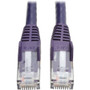 Tripp Lite 14-ft. Cat6 Gigabit Snagless Molded Patch Cable (RJ45 M/M) - Purple - 14 ft Category 6 Network Cable for Network Device - 1 (Fleet Network)