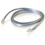 C2G Network Cable - RJ-45 - RJ-45 - 2.13m - Silver (02978)