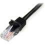 StarTech.com 10 ft Black Cat5e Snagless UTP Patch Cable - Make Fast Ethernet network connections using this high quality Cat5e Cable, (45PATCH10BK)