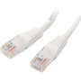 StarTech.com 1 ft White Molded Cat5e UTP Patch Cable - Make Fast Ethernet network connections using this high quality Cat5e Cable, - - (Fleet Network)
