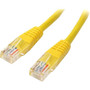 StarTechcom 15 ft Yellow Molded Cat5e UTP Patch Cable - Category 5e - 15 ft - 1 x RJ-45 Male - 1 x RJ-45 Male - Yellow M45PATCH15YL