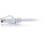 C2G Cat6 Patch Cable - RJ-45 Male Network - RJ-45 Male Network - 7.62m - White (27165)