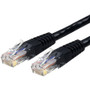 StarTech.com 10ft CAT6 Ethernet Cable - Black Molded Gigabit - 100W PoE UTP 650MHz - Category 6 Patch Cord UL Certified Wiring/TIA - & (Fleet Network)