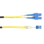Black Box Fiber Optic Duplex Patch Network Cable - 98 ft Fiber Optic Network Cable for Transceiver Switch Server Network Device - FOSM-003M-SCLC