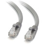 C2G 35 ft Cat5e Snagless UTP Unshielded Network Patch Cable - Gray - 35 ft Category 5e Network Cable for Network Device - First End: 1 (00391)