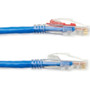 Black Box GigaTrue 3 Cat6 UTP Patch Network Cable - 3 ft Category 6 Network Cable for Patch Panel Wallplate Network Device - First C6PC70-BL-03