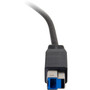 C2G 6ft USB 30 USB-C to USB-B Cable MM - Black - 6 ft USB-CUSB-B Network Cable for Printer Hub Hard Drive Computer Tablet - C - 28866