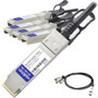 Axiom QSFPSFP Network Cable - 164 ft QSFPSFP Network Cable for Network Device - QSFP Network - Second End 4 x SFP Network - QFX-QSFP-DACBO-5M-AX