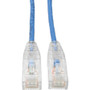 Tripp Lite Cat6 UTP Patch Cable (RJ45) - M/M, Gigabit, Snagless, Molded, Slim, Blue, 15 ft. - 15 ft Category 6 Network Cable for - 1 x (Fleet Network)