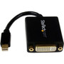 StarTechcom Mini DisplayPort to DVI Video Adapter Converter - Connect a DVI display to a Mini DisplayPort equipped PC or MAC - Mini - MDP2DVI
