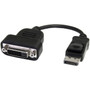 StarTechcom DisplayPort to DVI Adapter Active DisplayPort to DVI-D Adapter Converter 1080p DP 12 to DVI Adapter Latching DP - 12 DP2DVIS