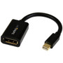 StarTech.com 6in Mini DisplayPort to DisplayPort Video Cable Adapter - M/F - Connect your DisplayPort monitor to a standard Mini Short (Fleet Network)