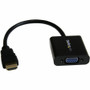 StarTech.com HDMI to VGA Adapter - 1080p - 1920 x 1080 - Black - HDMI Converter - VGA to HDMI Monitor Adapter - Connect an HDMI Laptop (Fleet Network)