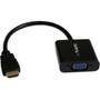 StarTechcom HDMI to VGA Adapter - 1080p - 1920 x 1080 - Black - HDMI Converter - VGA to HDMI Monitor Adapter - Connect an HDMI Laptop HD2VGAE2