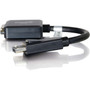 C2G 8in DisplayPort Male to Single Link DVI-D Female Adapter Converter - Black - 8 DisplayPortDVI-D Video Cable for Notebook Video 54321