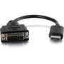 C2G HDMI Male to Single Link DVI-D Female Adapter Converter Dongle - 8 DVI-DHDMI Video Cable for Video Device Notebook Monitor - 1 41352