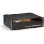 Black Box Rackmount Fiber Enclosure - 3U - For Patch Panel - 3U Rack Height x 19" (482.60 mm) Rack Width - Rack-mountable - Steel - (Fleet Network)