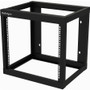 StarTech.com 9U 19" Wall Mount Network Rack - 17" Deep Open Frame for Server Room AV/Data/Patch Panel/IT/Computer Equipment w/Cage - - (Fleet Network)