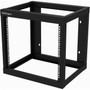 StarTechcom 9U 19 Wall Mount Network Rack - 17 Deep Open Frame for Server Room AVDataPatch PanelITComputer Equipment wCage - - RK919WALLO