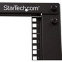 StarTech.com 8U 19" Open Frame Server Rack - Compact, 4 Post, Adjustable Depth (22 to 40") - Mobile Network Rack - HP ProLiant - 8U w/ (4POSTRACK8U)