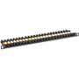 Black Box SpaceGAIN CAT5e Patch Panel - 12U Unshielded 24-Port - 24 Ports - 24 x RJ-45 - 05U High - Rack-mountable - TAA JPM5E24A-HU
