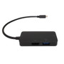 USB 3.1 Type-C to HDMI, USB-A 3.0, USB Type-C - DP 1.4 Alt Mode - Black