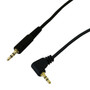 25mm Stereo Male Straight to Male Right Angle Cable - Riser Rated CMRFT4