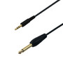3.5mm Stereo Male to TS Male Mono Cable - Riser Rated CMR/FT4
