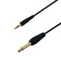 35mm Stereo Male to TS Male Mono Cable - Riser Rated CMRFT4