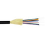 12-fiber 50 Micron Multimode (OM4) I/O AFL (Corning ClearCurve) OFNR (per meter) - Black