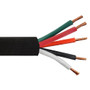 Flexible Electrical Cord Cable - 10AWG 5C SOOW 600V 90C - Black (Per Meter)
