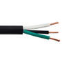 Flexible Electrical Cord Cable - 14AWG 3C SJT 300V 105C - Black (Per Meter)