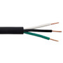 Flexible Electrical Cord Cable - 18AWG 3C SJT 300V 105C - Black (Per Meter)