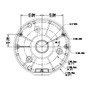 White Junction Box Mounting Bracket For Fisheye IP Cameras Camera FN-CA-DS-1280ZJ-DM25-M1