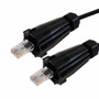 RJ45 Male with IP68 Shroud to RJ45 Male with IP68 Shroud Cat5e UTP Gel Filled Outdoor UV / Direct Burial Patch Cable